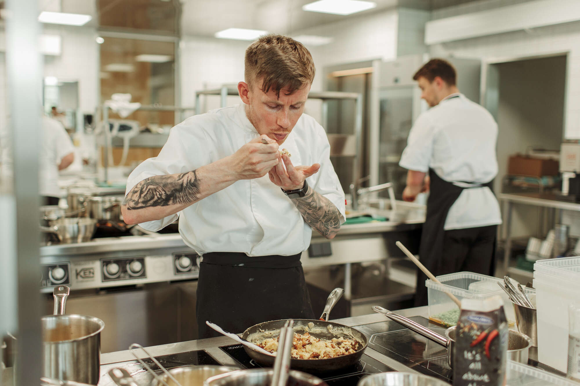 Comwell, Green Chef, bælg, grønt, råvarer, køkken, mad, grønsager, kokke,